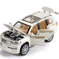 Alloy pull back sound and light off-road vehicle car model 1:24 scale black colour