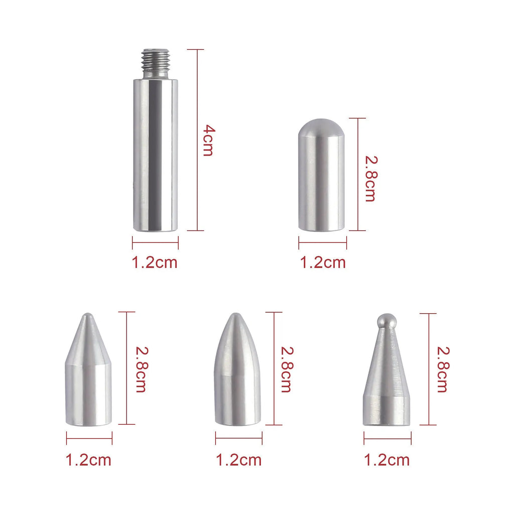Three-piece car dent repair tool set with hook and crowbar designs for vehicle body maintenance