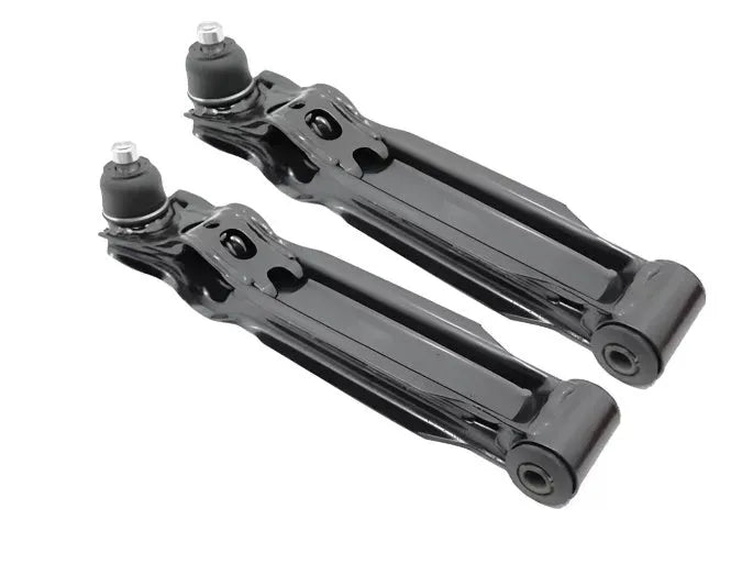 Pair of black carbon steel lower arm suspension arms for non independent suspension