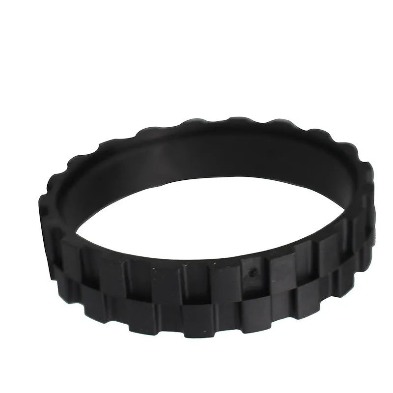 Black anti-abrasion tyre belt replacement for sweeping robot spare part