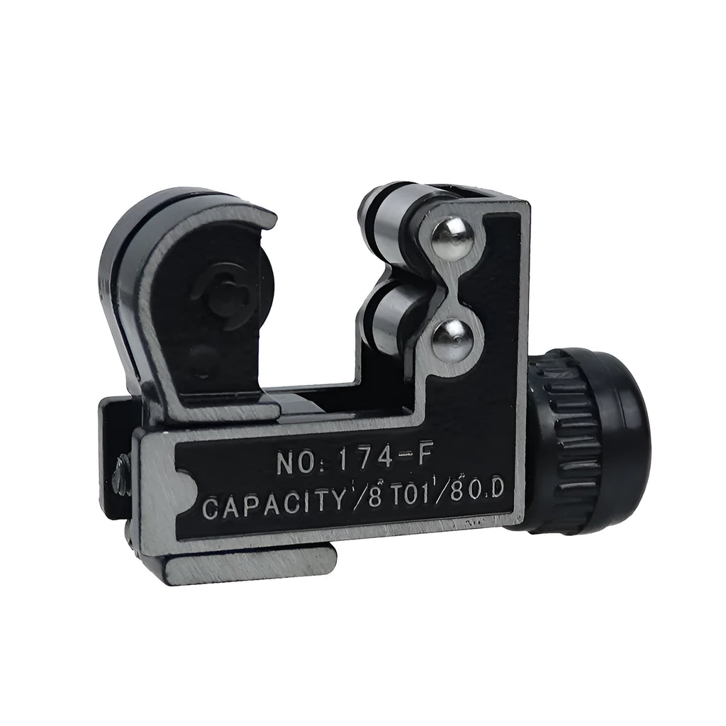 Black mini pipe cutter in alloy steel for cutting copper and aluminium tubes 3-28mm