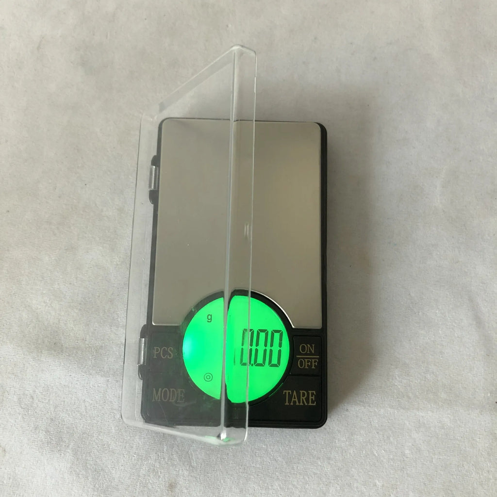 Electronic scale with disc display showing gram weight, high precision carat scale in 200g capacity