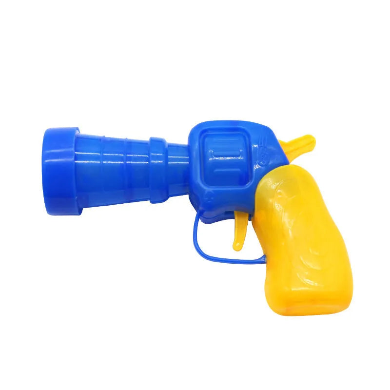 30cm pet toy firing gun with soft plush balls for interactive dog and cat play