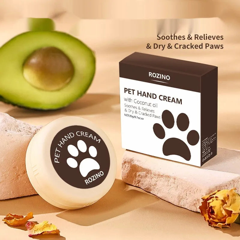 20g tube of pet hand cream for dogs and cats with glycerin moisturising formula