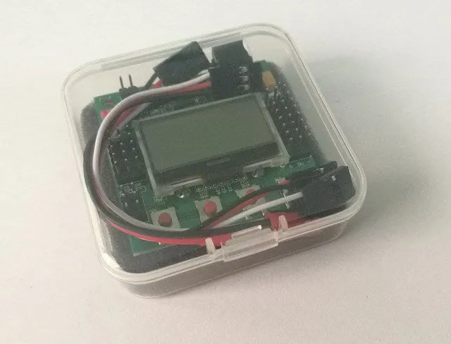 KK2 flight controller USB programmer for firmware self-balancing update, compact 9x5x1cm size