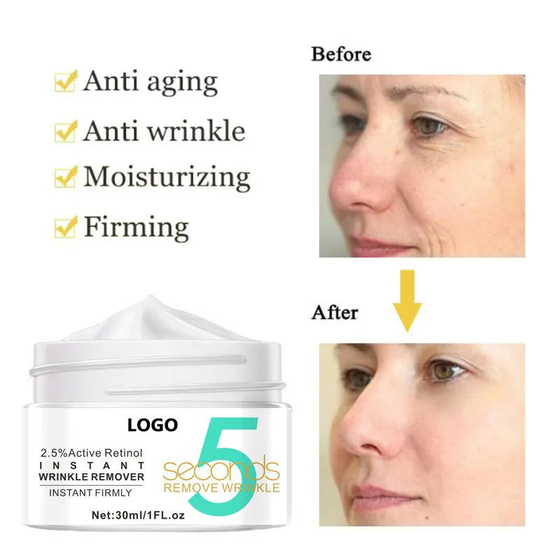 Active retinol face cream 30ml tube with Snow Lotus and Vitamin A moisturising formula