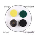 Fully automatic charging wireless waterproof electric cleaning brush with polypropylene body and brush head for bathroom tiles