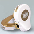 Vertical PU leather baffle target for boxer and sanda training in golden colour