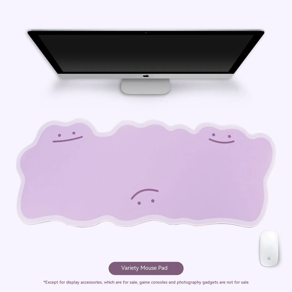 Extra large thickened e-sports mouse pad with lock edge and wrist rest, cartoon anime style