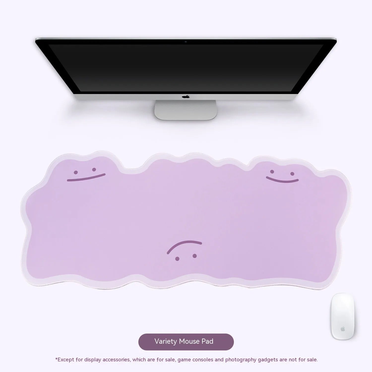 Extra large thickened e-sports mouse pad with lock edge and wrist rest, cartoon anime style