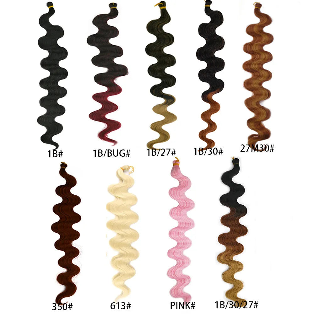 Wine red synthetic wig with big wave styling showing 24-inch length and crochet construction