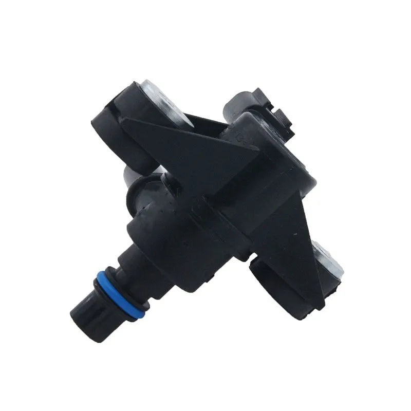 Ford vehicle turbocharging solenoid valve model AU5A-9G866-AB in black ABS plastic
