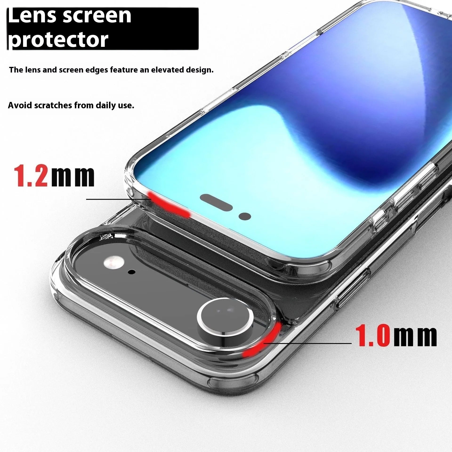 Transparent magnetic TPU composite phone case for iPhone 17, 17 Pro, and 17 Air models.