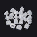 Pack of 100 plastic and metal interior trim clip fasteners for BMW E39 and E38 models.