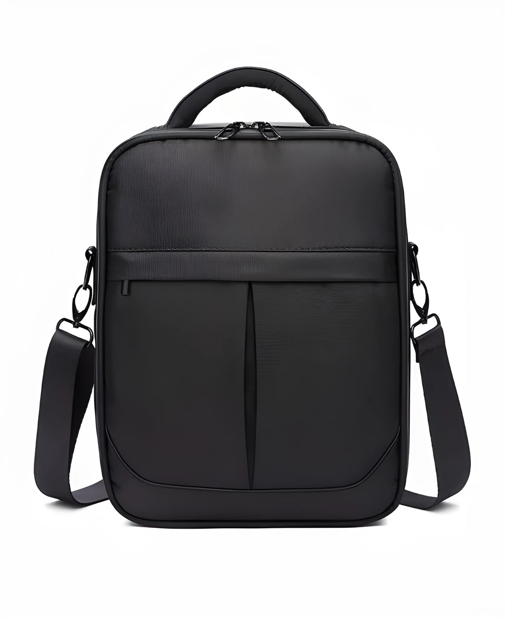 Black Oxford fabric men's messenger shoulder bag