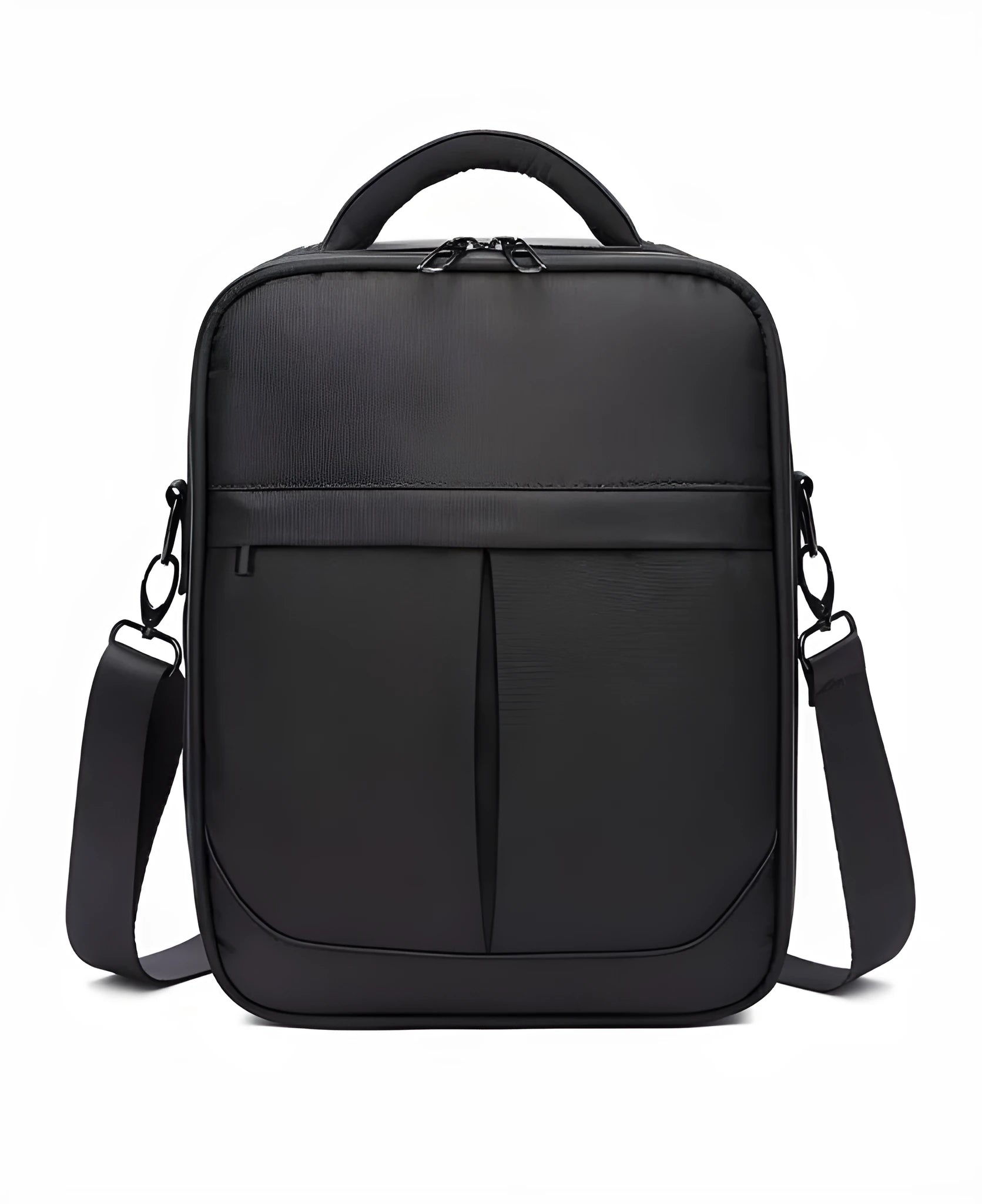 Black Oxford fabric men's messenger shoulder bag