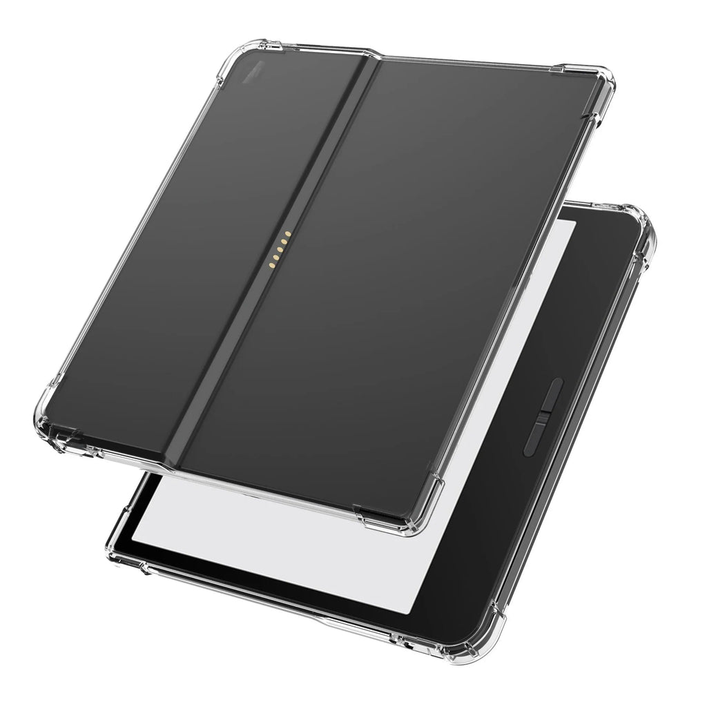 Transparent airbag phone case for 7-inch Xiaomi smartphone showing shockproof design
