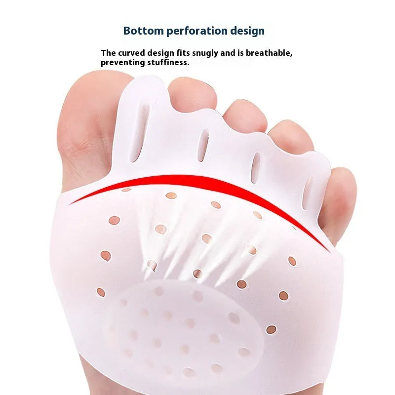 Hallux valgus split toe pad rectifier in SEBS material, skin color, average size