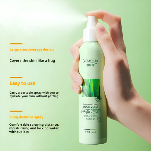 150ml moisturising toner spray bottle with fine mist nozzle for facial hydration