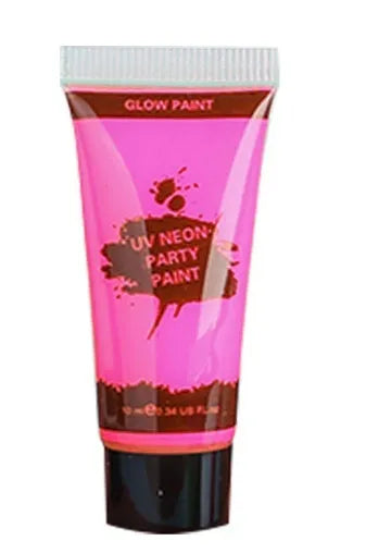 25ml tube of neon green face and body paint, safe non-toxic formula