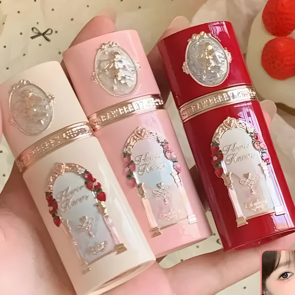 Strawberry Cupid series liquid blush in six shades for a natural cheek colour.