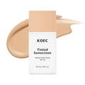 KOEC Tinted Protection Cream 50ml in Light LN110 and Medium MY210 shades