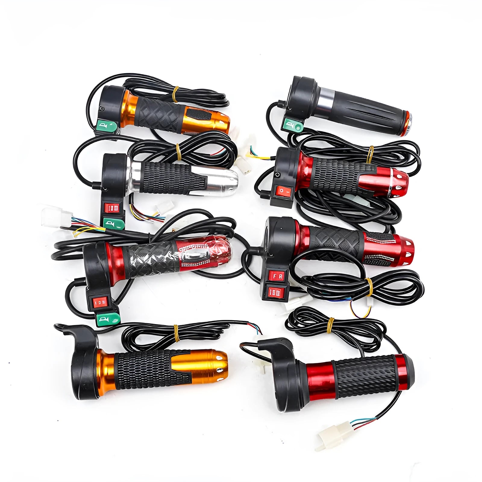 Three-wheel electric car accelerator modification handle with three-speed rotating mechanism and multiple colour options
