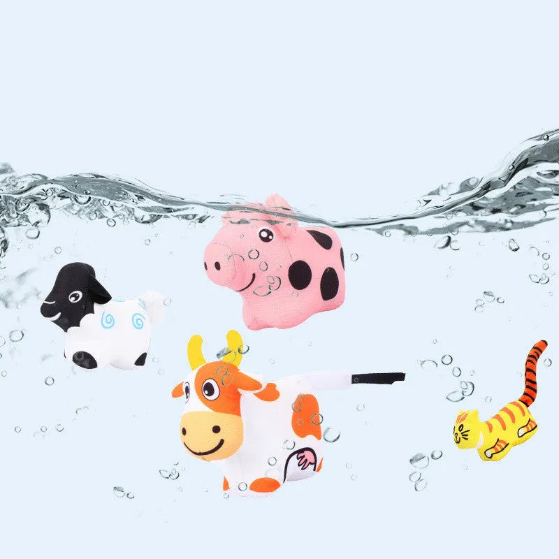 Baby play blanket 1cm thick integral mat with jungle animal toys for sensory development