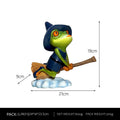 Magic Yoga Frog decoration in RDW123 colour with European style design