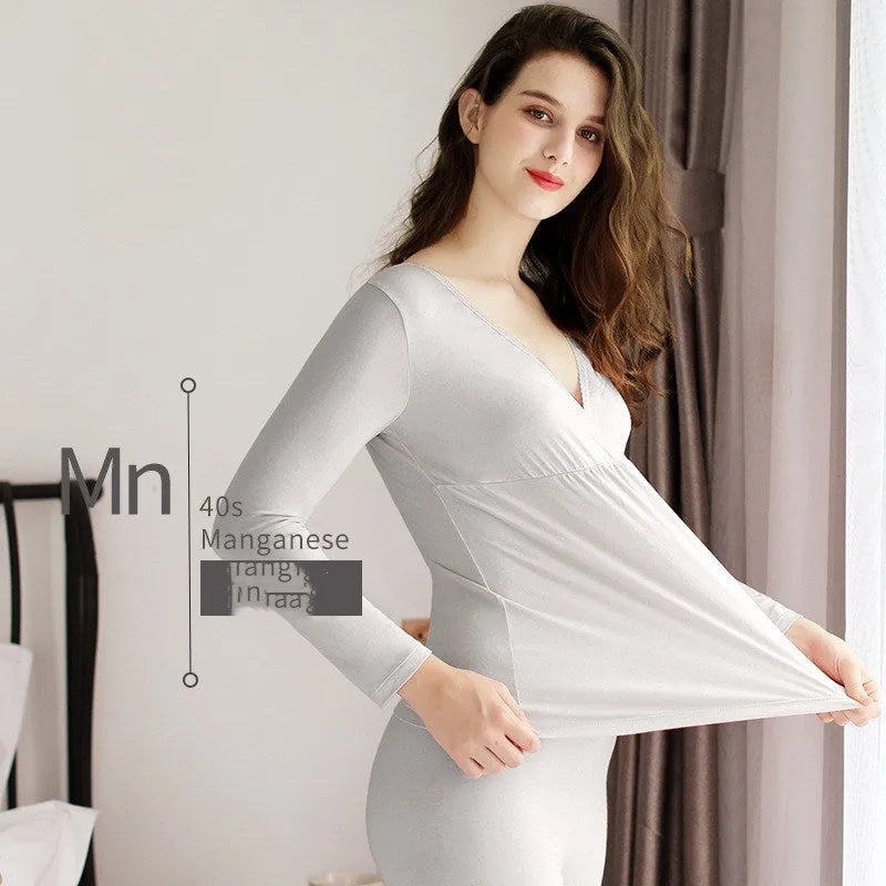 Maternity modal top for pregnant women, long sleeve tunic in black, soft fabric for autumn wear