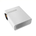 YG530 mini mobile phone projector in black or white with LED lens and wireless connectivity