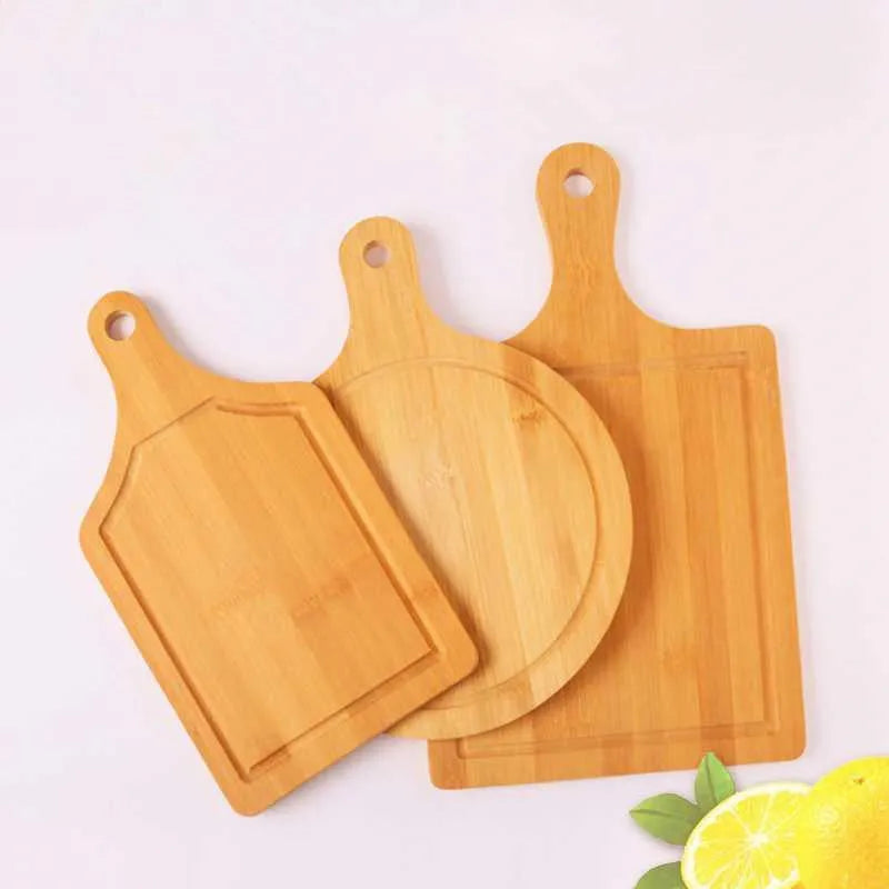 Bamboo fibre chopping board 33x18cm for pizza fruit and vegetables