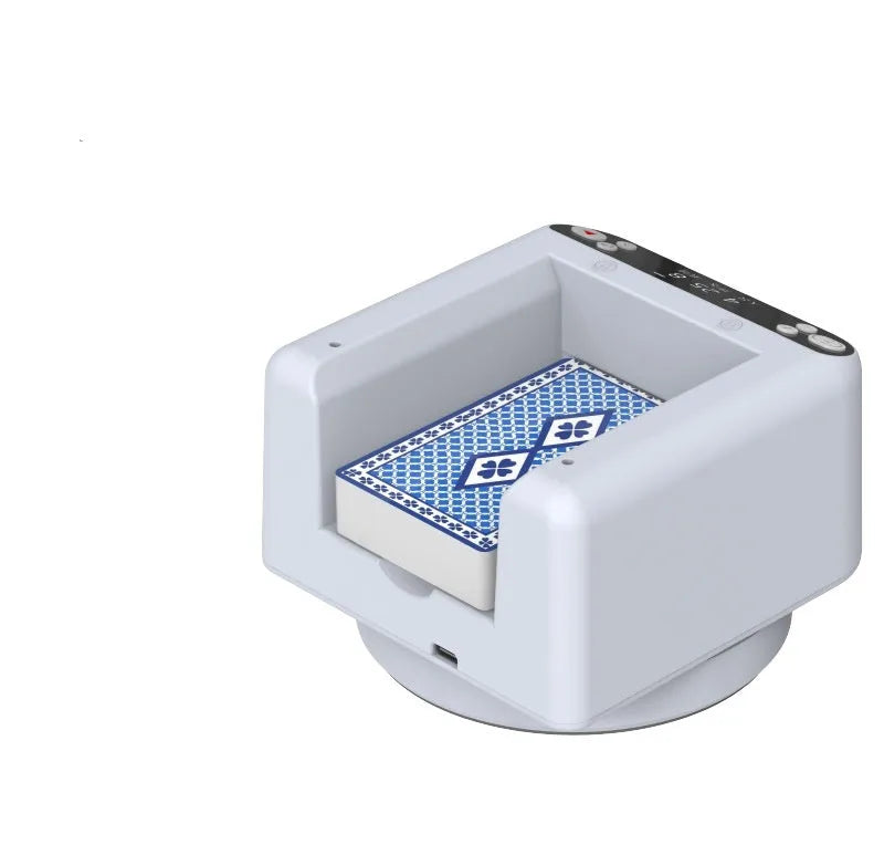 Third generation automatic card dealing device with black plastic housing