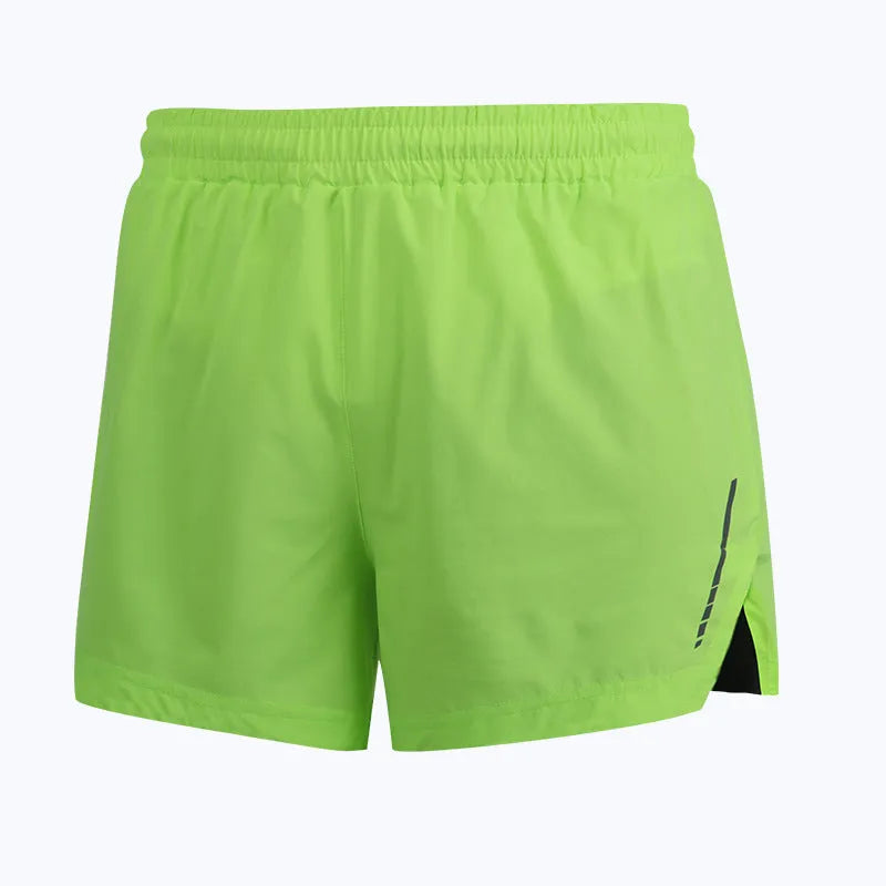 Men's straight-cut quick-drying running shorts in polyester available in four colours