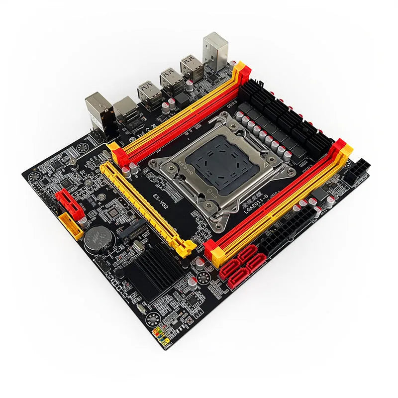 X79-VG2 desktop computer motherboard with LGA 2011 socket and PCI Express slot