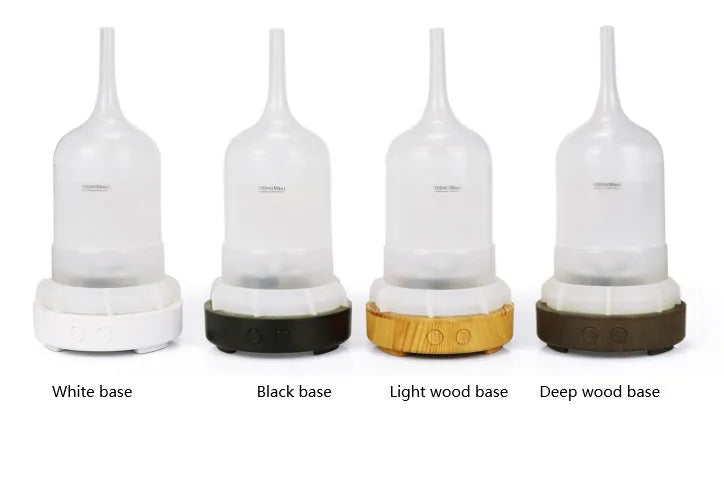 Ultrasonic humidifier seven colour lights vase shape for small rooms under 10 square metres