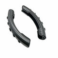 Carbon fibre black fibre steering wheel anti-slip sleeve showing 38cm diameter