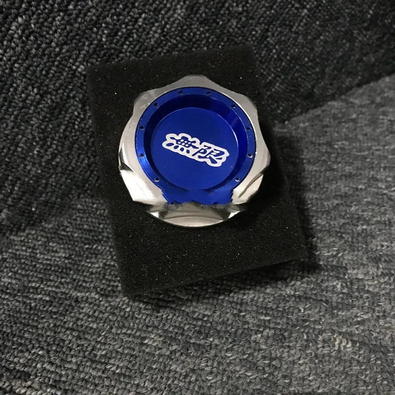 Aluminium alloy oil filter cap in six colour options for Honda vehicles