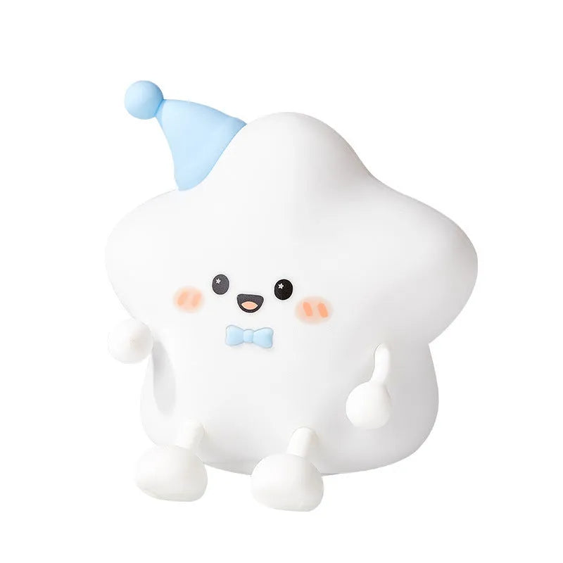 Cute Timing XINGX Pat night light in geometric cartoon style with 2W LED, 136x136x138mm, cord-free USB rechargeable