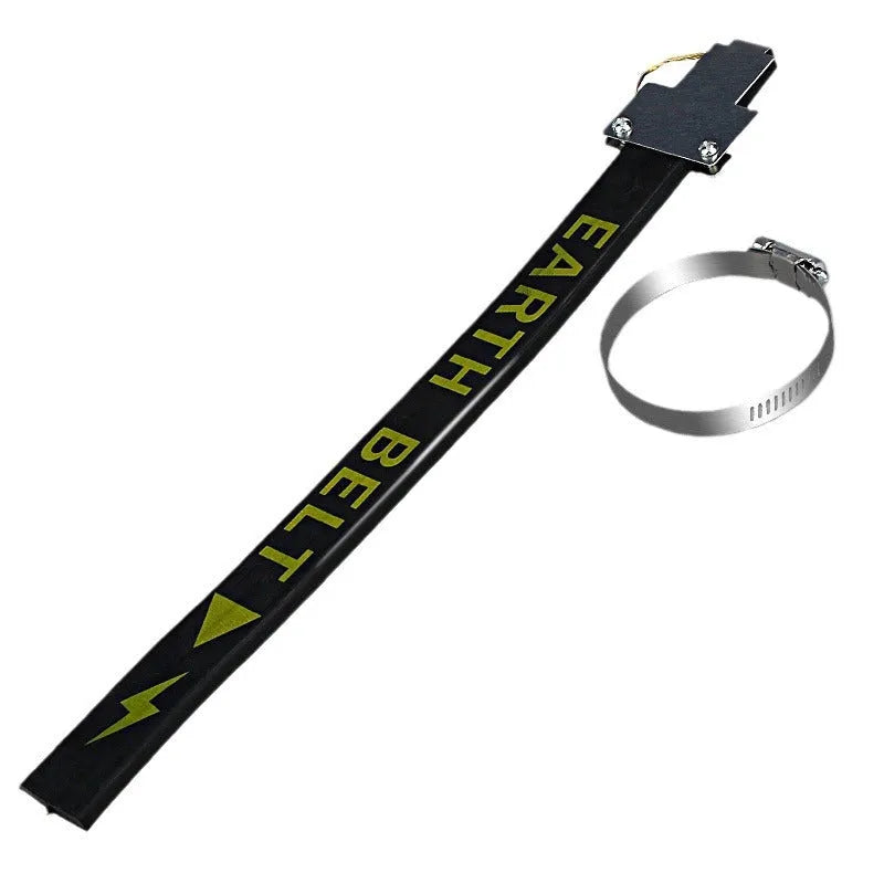 Black car electrostatic belt grounding chain with 370mm length for vehicle static discharge