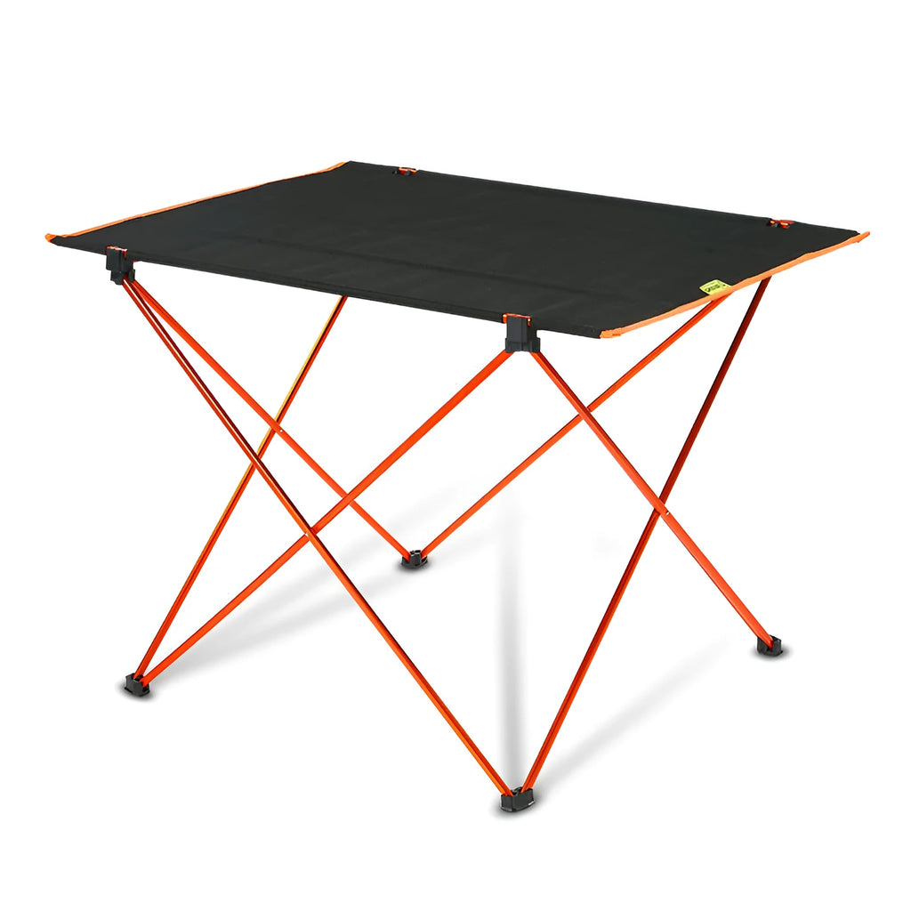 Portable folding table and chair set in aviation aluminium alloy for outdoor use