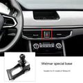 GOODWAY car mobile phone bracket mounted on dashboard with 360-degree rotation capability