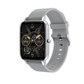 H80 fashion sports smart watch with ECG and blood oxygen monitoring on a silicone strap