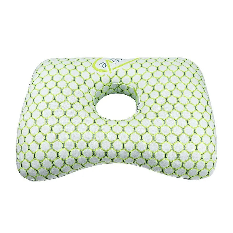 Beauty salon single hole ear pillow in New Chinese style, showing dimensions 39x28x6cm.