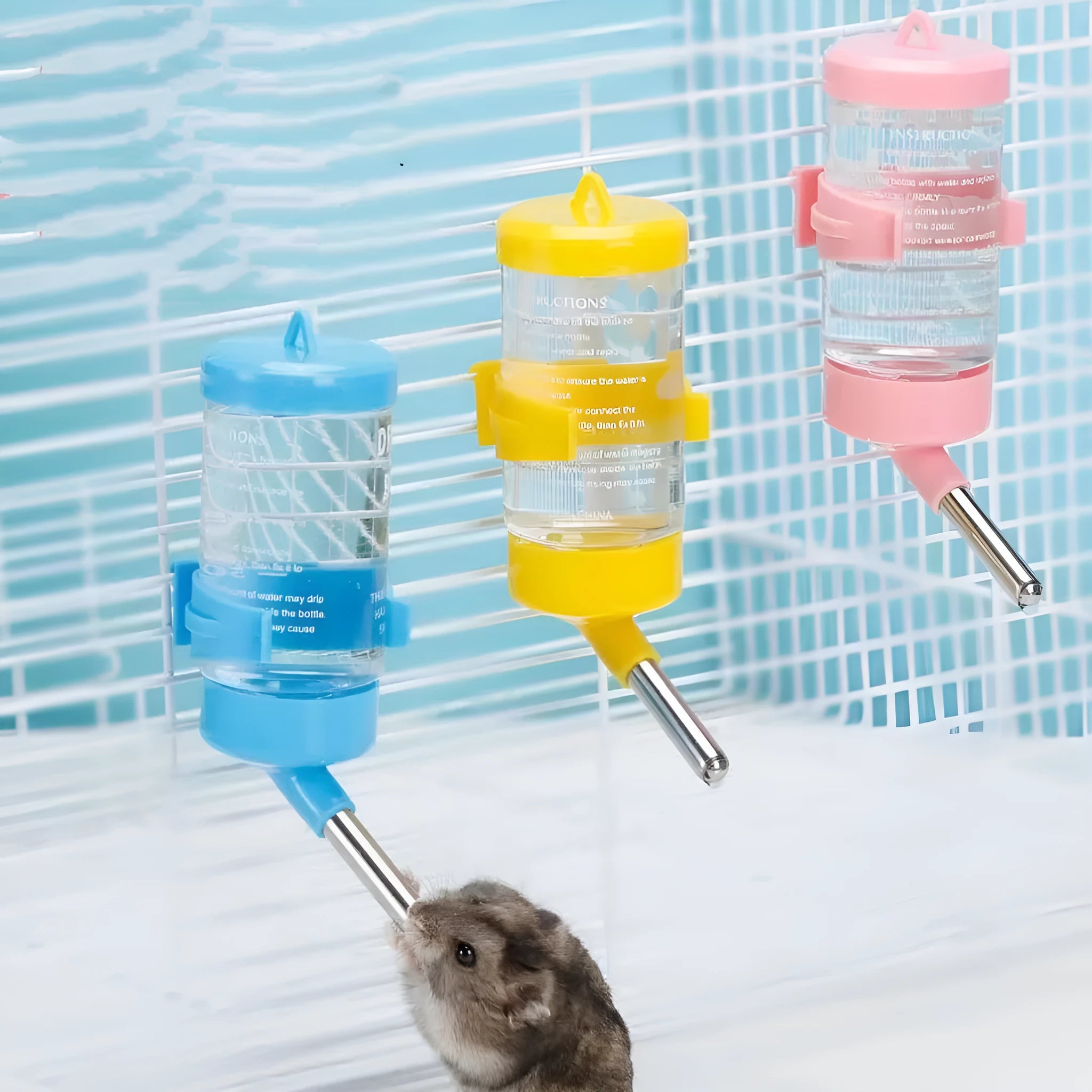 Green plastic leak-proof ball kettle pet water bottle with a 250ml capacity.