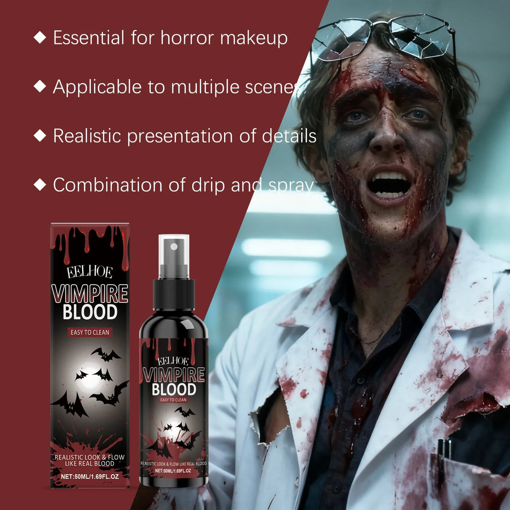 Halloween Plasma Spray 50ml bottle with red hair colour for temporary party use