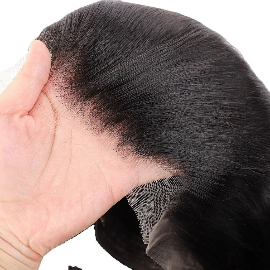 Human hair HD lace wig 13x4 in long 24 inch length on mannequin head