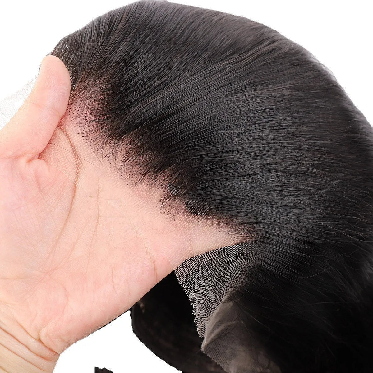 Human hair HD lace wig 13x4 in long 24 inch length on mannequin head