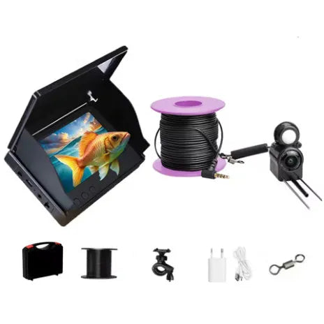 4.3-inch fish finder underwater camera with wide angle lens on IPS screen display