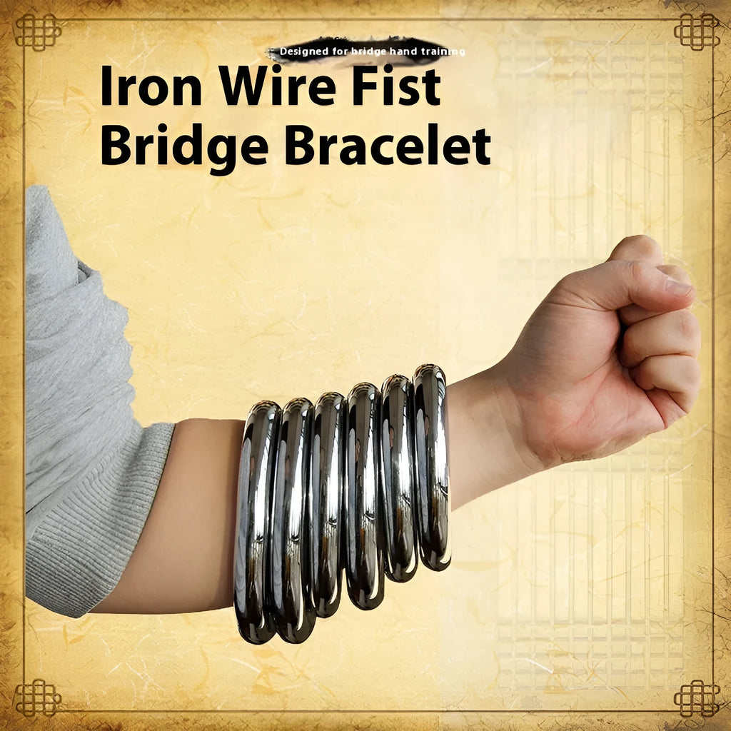 Wing Chun carbon steel training ring with electroplated finish in three size options